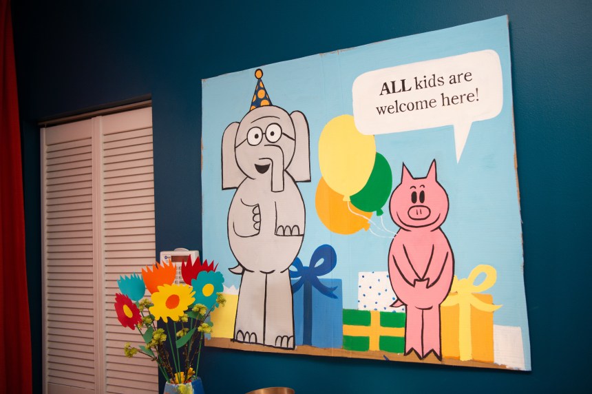 All kids are welcome here - Elephant and Piggie Bday